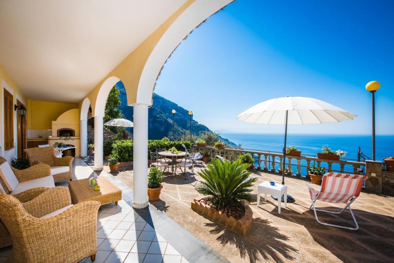 Villa Savina - Elegant Family Villa Overlooks Amalfi Coast - Positano Exterior foto